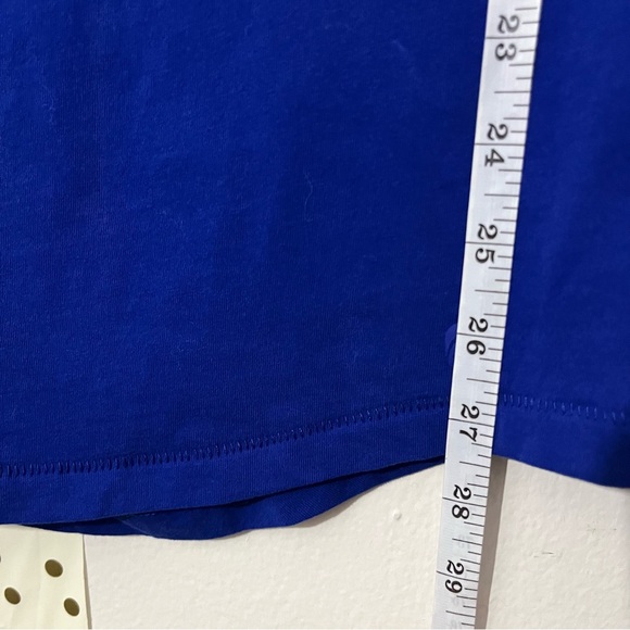 Fabletics Women's 100% Cotton Oversize Top in Blue size Medium - Picture 8 of 8